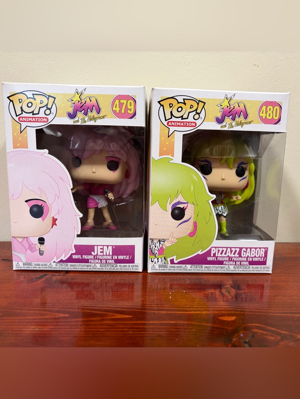 Jem and the Holograms Funko Pop - Jem and Pizzazz Gabor Set